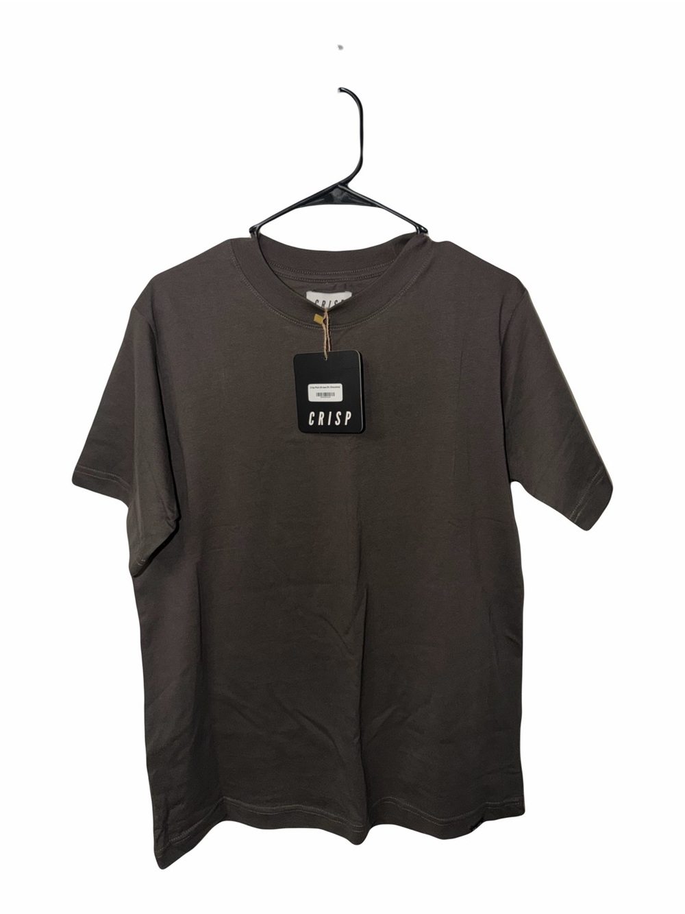CRISP Short Sleeve Crewneck Tee - Chocolate